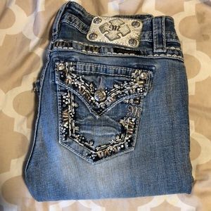 Miss me jeans size 27 bootcut 34 inch inseam